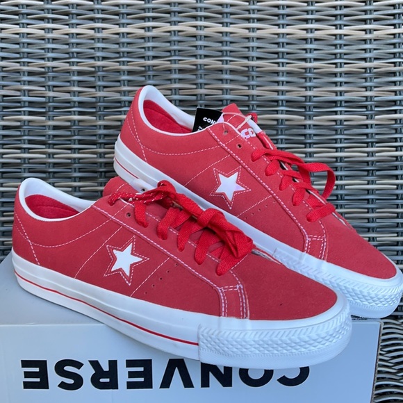 Converse One Star Pro OX University Red/White MEN`S - Picture 5 of 16